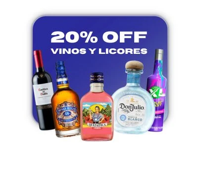 20%OFF Vinos y licores