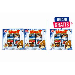 Galleta Mamut cobertura chocolate y malvavisco 8 un 2 Pack + 1 Gratis
