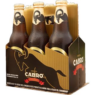 Cerveza Cabro Reserva 6 Pack Botella 350 ml.