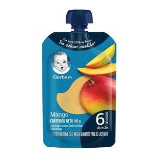 Compota Mango Gerber Bolsa 100 gr.