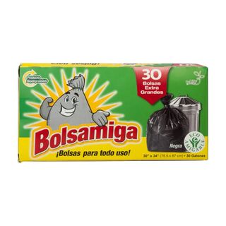 Bolsa Basura Extra Grande Bolsamiga 30 un.