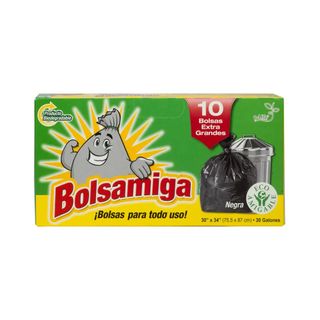 Bolsa Basura Extra Grande Bolsamiga 10 un.