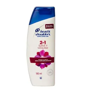 Shampoo 2 en 1 Suave Manejable Head & Shoulders 180ml