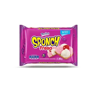Galletas sponch fresa Marinela 300 g