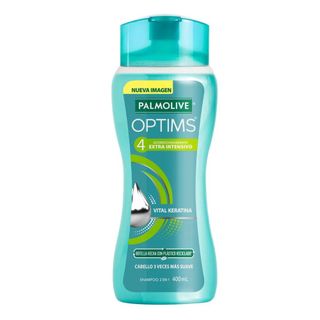 Shampoo Palmolive Optims Nivel 4 Acondicionamiento Extra Intensivo 400 ml.