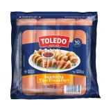 Toledo Salchicha Tipo Frankfurt Toledo Con Zipper 400 gr. 400.00 gr