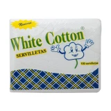 White Cotton Servilleta cuadrada White Cotton 100 und 0.00 un