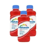 Hidravida Hidravida suero rehidratante fresa  625ml 3 pack 3.00 Un