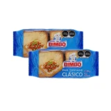 Bimbo Pan tostado blanco Bimbo 14 und 210 gramos 2 pack 2.00 Un