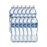Aqua Agua pura Aqua botella 750 ml 12 pack 2.00 UN