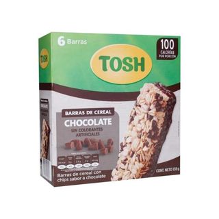 Tosh Tosh Barras De Chocolate Paquete 6 un. 138 gr. 138.00 gr