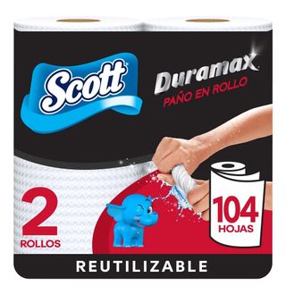 Toalla de Papel Reutilizable Scott Duramax 2 Rollos 52H