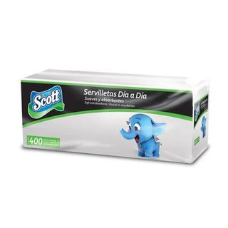 Scott Servilletas De Papel Scott Decorada 400 Hojas 1.00 un