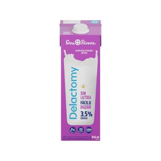 Leche UHT Delactomy entera Dos Pinos 1 l deslactosado