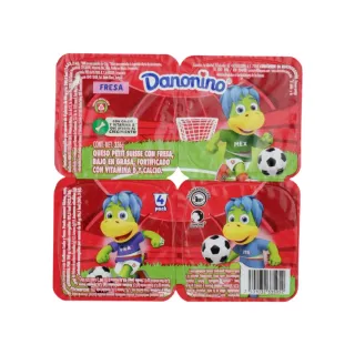 Yogurt Maxi Fresa 4 Pack Danonino 336 gr