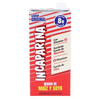 Incaparina Sabor Original Lista Para Tomar 1 lt.