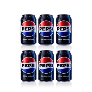 Pepsi Black Lata 355 ml. 6 Pack