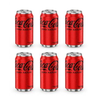 Coca Cola Sin Azúcar Lata 354 ml 6 Pack