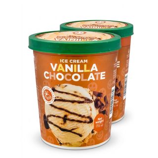 Helado Veteado Chocolate Dos Pinos 2 Pack
