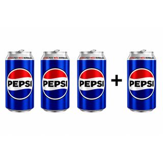Pepsi Pack 3 Pepsi Lata 355ml + 1 Pepsi lata 355ml Gratis  355.00 ml