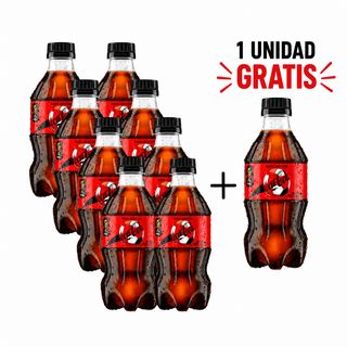 Coca Cola Coca Cola Zero Pet 355ml 8 Pack + 1 Gratis  355.00 ml 