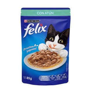 Felix Alimento húmedo gato Felix atún pouch85 g 2.00 g