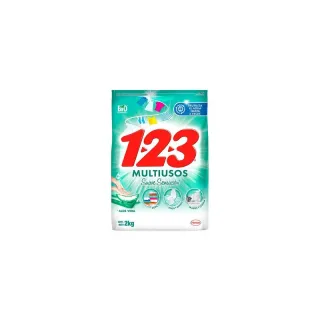 Detergente multiusos 123 Suave Sensacion con Aloe Vera 800 gramos