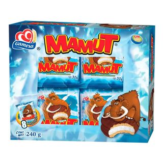 Galleta Mamut cobertura chocolate y malvavisco 240gr