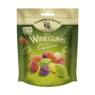 Winegums Gomitas Acidas Sabores surtidos Cavendish & Harvey 180 gramos
