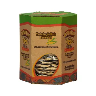 Tostada de maíz horneada Tortiamigos 200g