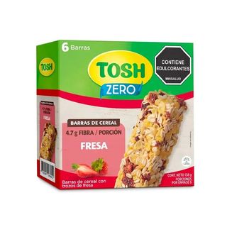 Tosh Tosh Barras De Lyne Fresa Sin Azúcar Paquete 6 un.138 gr. 138.00 gr