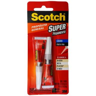 Scotch® Super Glue adhesivo líquido 2 x 2gr. 1 UN