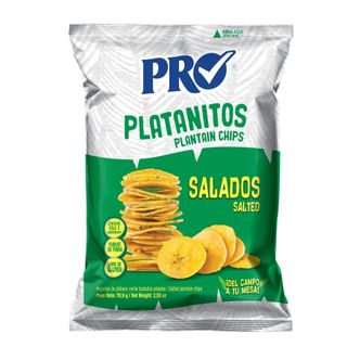 Pro Plátano Verde Salados 70.9 gr.