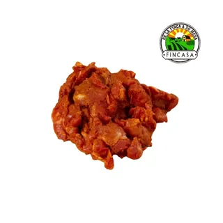 Carne de cerdo al pastor empacado al vacio en tiras delgadas Fincasa 1 libra