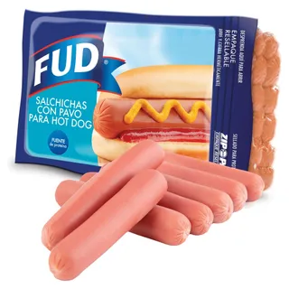 Fud Salchichas de Pavo hot dog 500 g