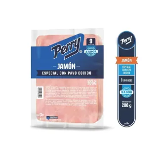 Perry Jamón de pavo cocido premium 340gr