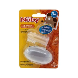 Nuby Cepillo Diental De Dedo 1 UN