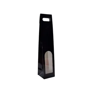 Star Bolsa Botella Ventana Color Negro 1 UN