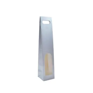 Star Bolsa Botella Ventana Color Plata 1 UN