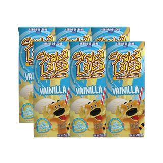 Shaka Laka Bebida leche vainilla ShakaLaka 200 ml 6 Pack 6.00 UN