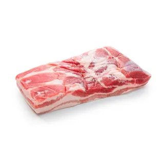 Panceta de Cerdo con Piel Congelado Empacado al Vacío peso estimado 3.5lb