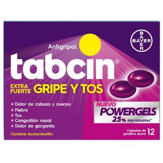 Tabcin Gel Gripe Y Tos 12 un.