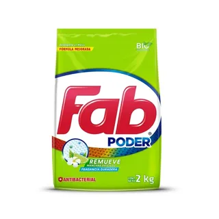 Detergente Antibacterial Fab 2000 gramos