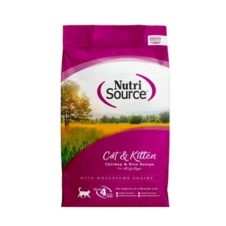 Concentrado para gato Chicken & Rice Recipe Nutrisource 12 libras