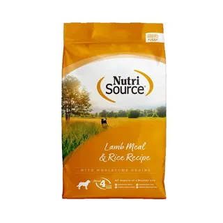 Concentrado para perro Lamb meal & rice Nutrisource 26 libras