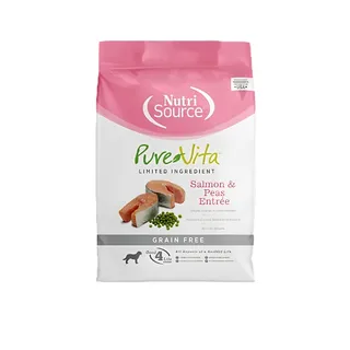 Concentrado para perro todas las etapas Pure Vita Salmon and peas Nutrisource 12 libras