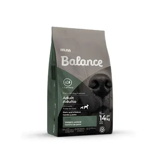 Concentrado para perro adulto control de peso cerdo y pollo Balance 4.4LB (2kg)