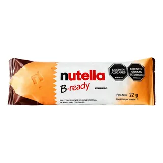 Galleta Rellena de Crema de Avellanas con Cacao Nutella 22 gramos