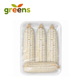 Greens Elote Blanco Bandeja de 4 un.