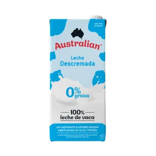 Leche descremada Australian 0% 1l